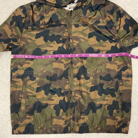 Gymboree camouflage lined windbreaker boys medium 7/8 - Picture 3 of 8